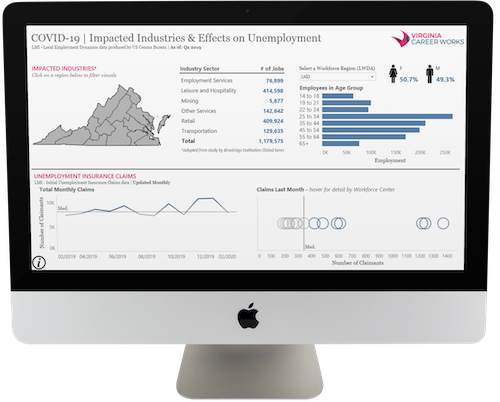 Voyatek Virginia Workforce Dashboard